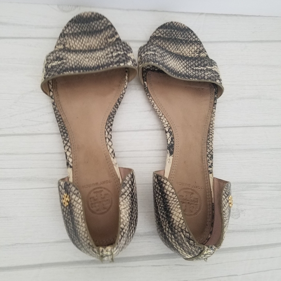 Tory Burch Savannah D'orsay Flats - Picture 7 of 15